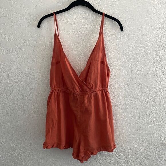 NWT Roxy Honest Love Strappy Beach Romper M - Picture 2 of 11